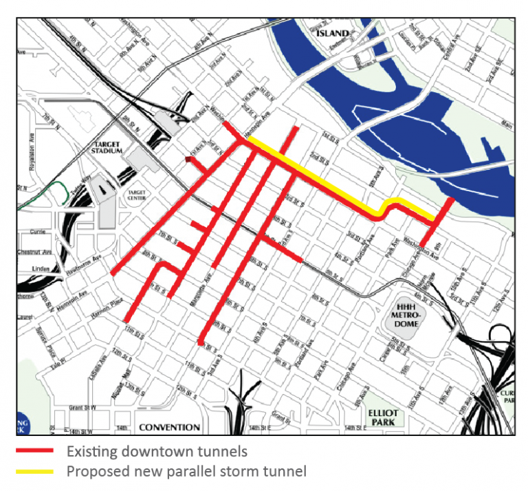 Minneapolis Planning Central City Parallel Storm water Tunnel