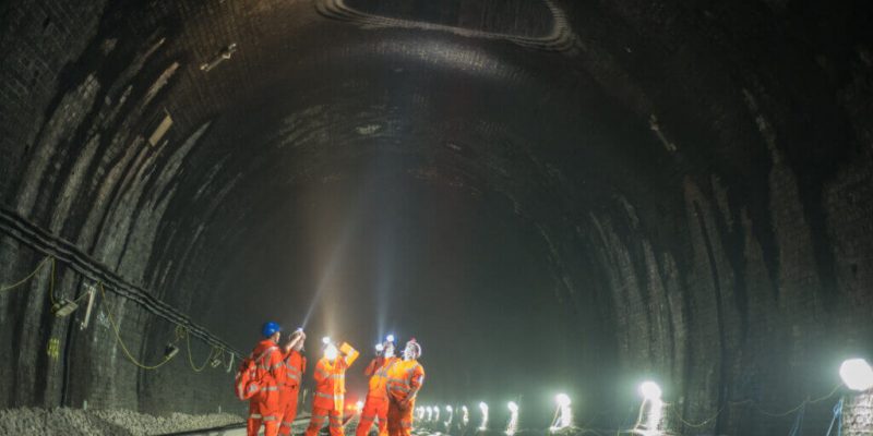 Network Rail Tunnel in the UK