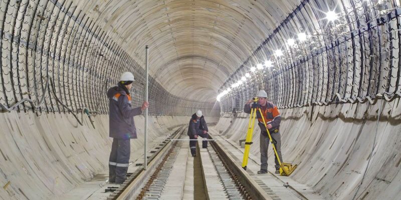 Moscow Metro Construction Site