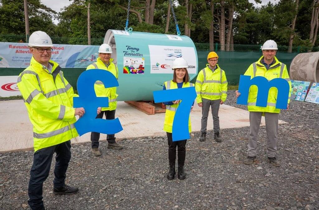 Timmy the Tunneller Reached in Belfast for Flood Alleviation Project