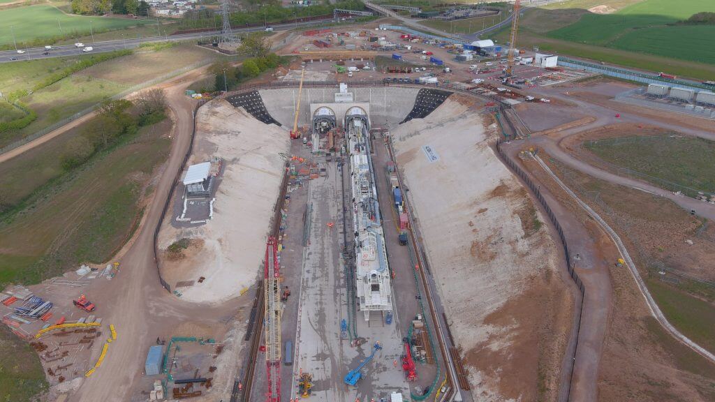 HS2 Chiltern Tunnel Project Site