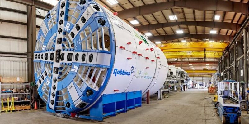 Robbins TBM used for Montreal light rail network