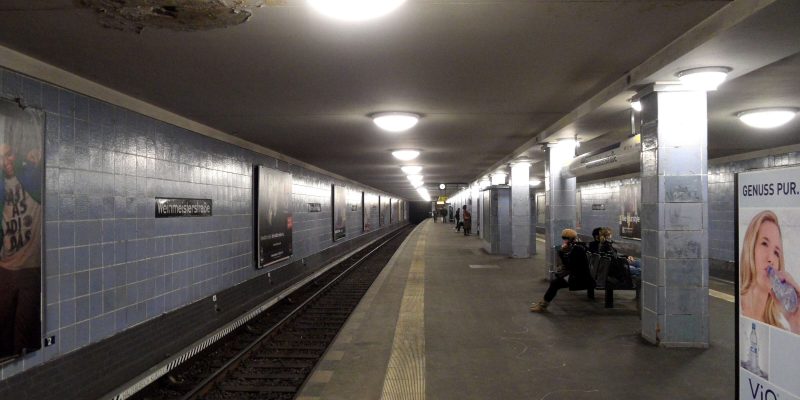 Weinmeisterstrasse Station on U8D Metro Line
