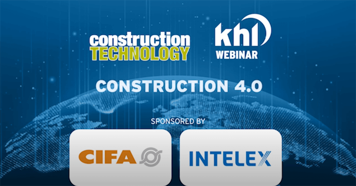 KHL’s Construction Technology webinar Construction 4.0 bannert