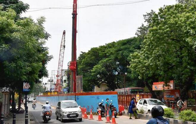 Chennai Metro Rail Construction site - ITD Cementation awarded two contracts
