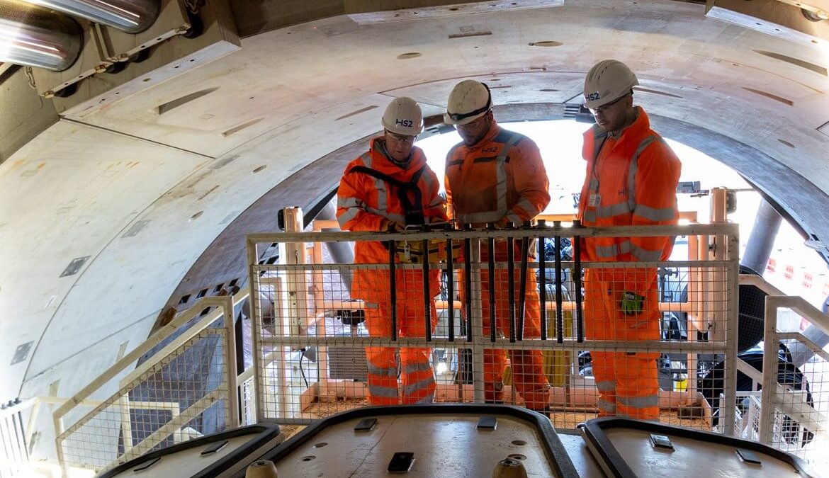 hs2 launches first midlands giant tunnelling machine