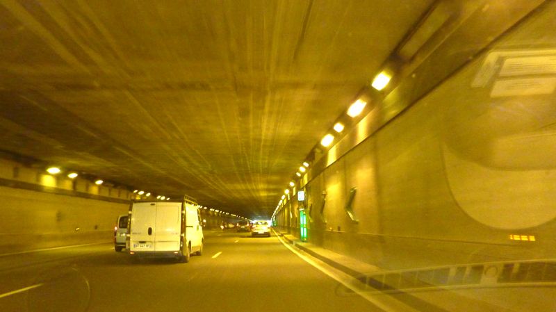 Road Tunnels at La Defense in Paris