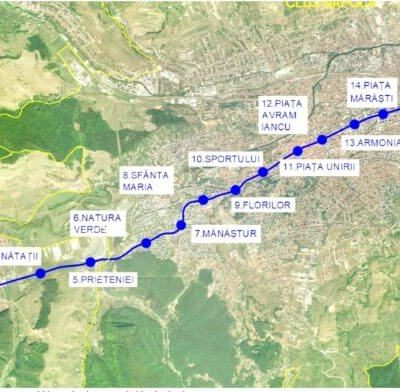 Cluj-Napoca Subway Map