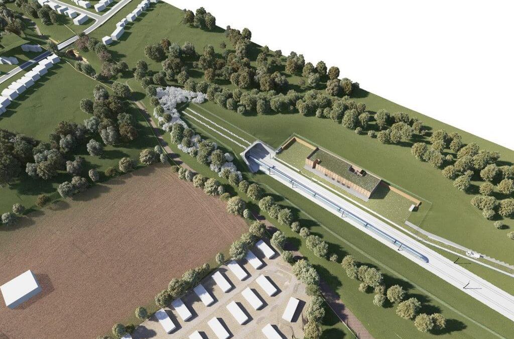 New Green Tunnel in Warwickshire by HS2