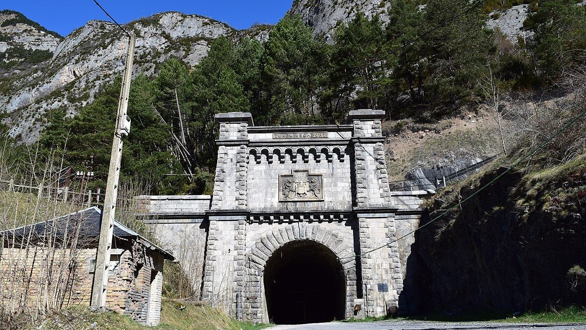 Somport Tunnel in Spain