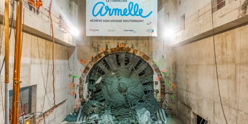TBM Armelle Breakthrough in Grand Paris Express Lien 16