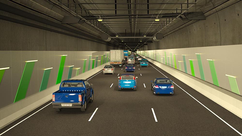 North East Link Tunnels 3D Model