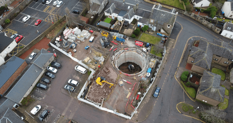 Stonehouse sewer Project shaft