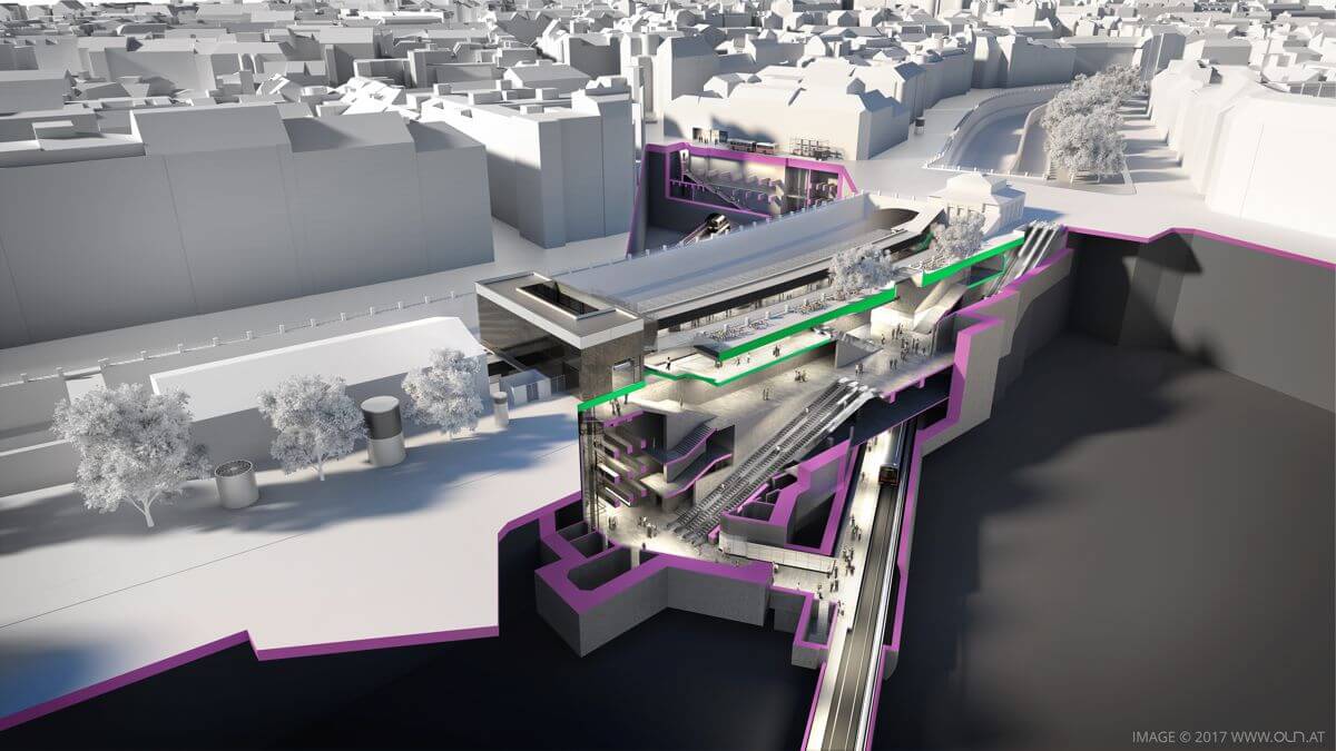Vienna’s New Metro Line 3D Model