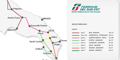 Italy Railway Network Map