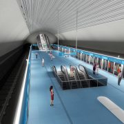 Prague metro Line D Station - 3D Model