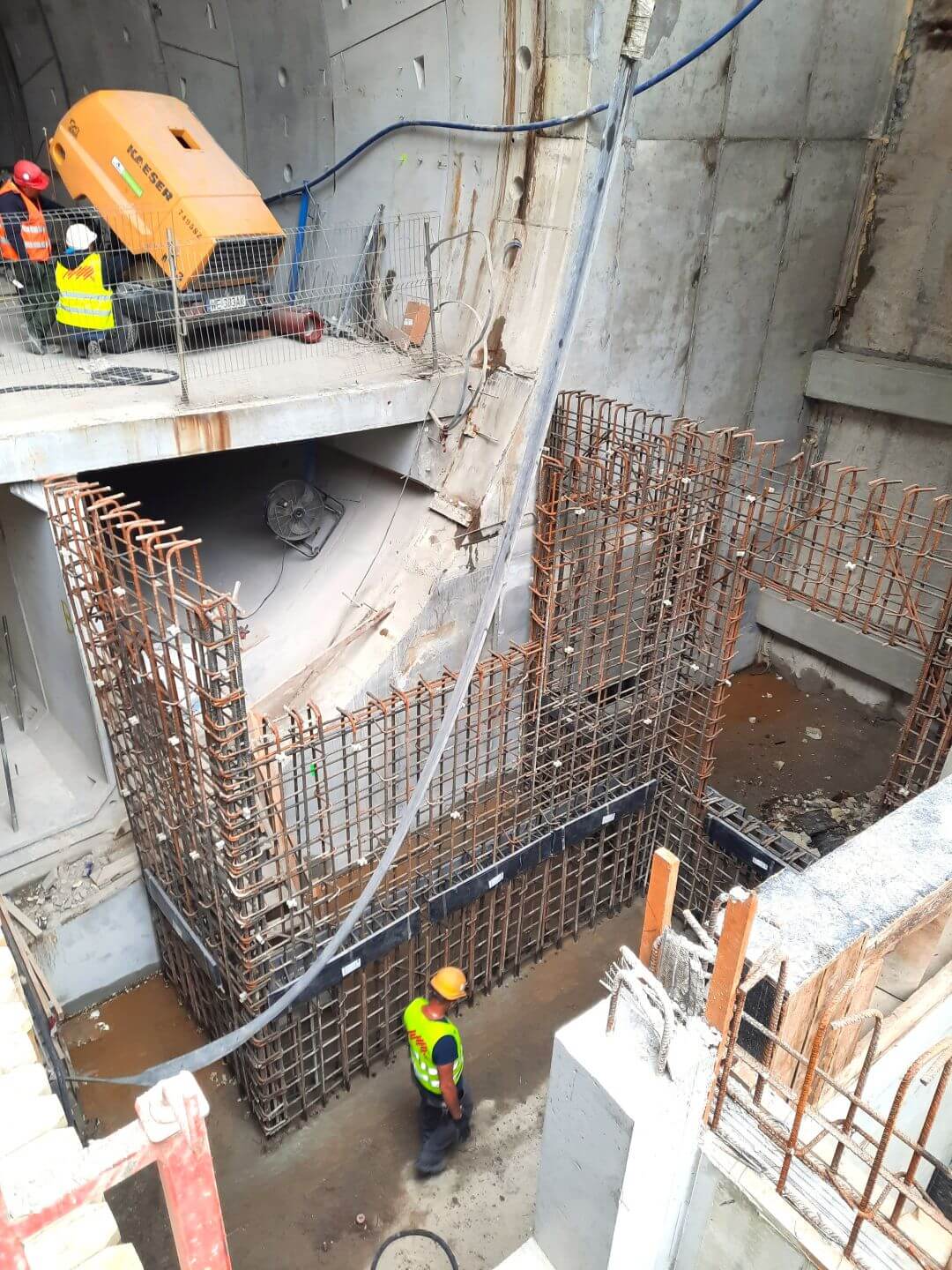 Progress of Works on the Construction of the Tunnel Under Swina