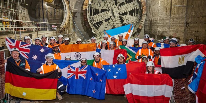 Tunnel Breakthrough in NZ’s Largest Transport Project