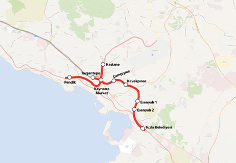Kadıköy Metro Route