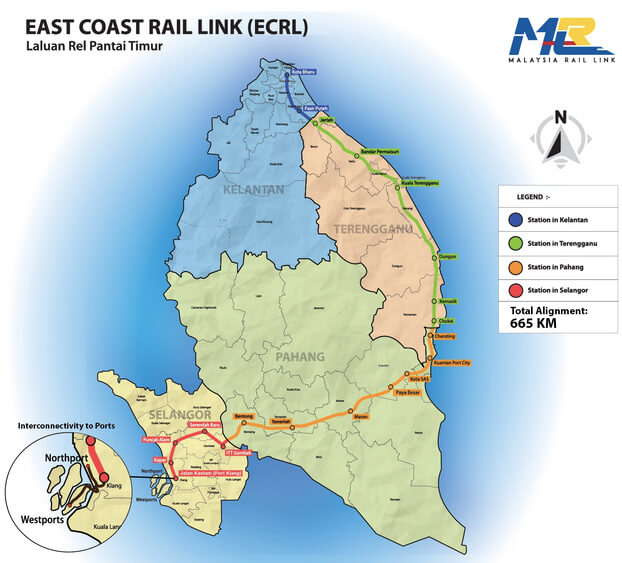 Malaysia's East Coast Rail Link ECRL Project Kuantan Tunnel