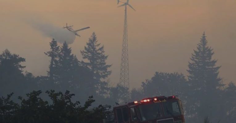 wildfires burning in BC and Washington Affecting Metro Vancouver