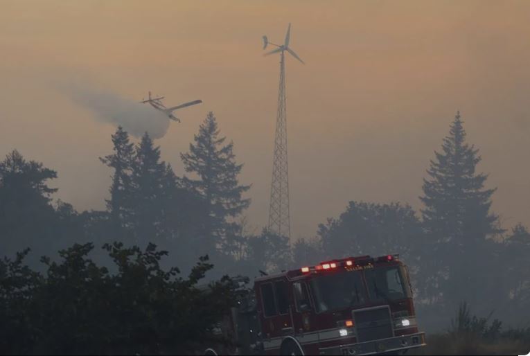 wildfires burning in BC and Washington Affecting Metro Vancouver