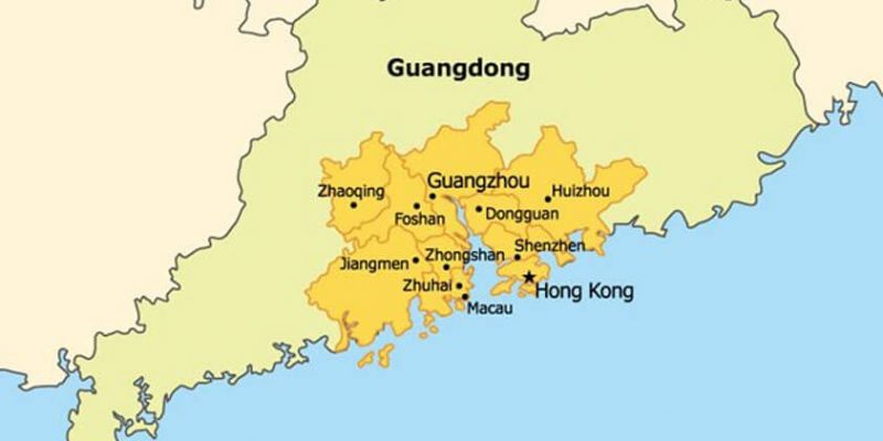 Chinese Provinces Affected by Pearl River Delta Water Resources Allocation