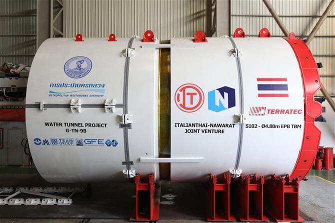 TERRATEC EPBM for Ninth Bangkok Water Supply Tunnel