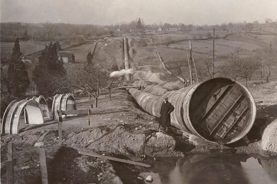 Haweswater Aqueduct Under Construction