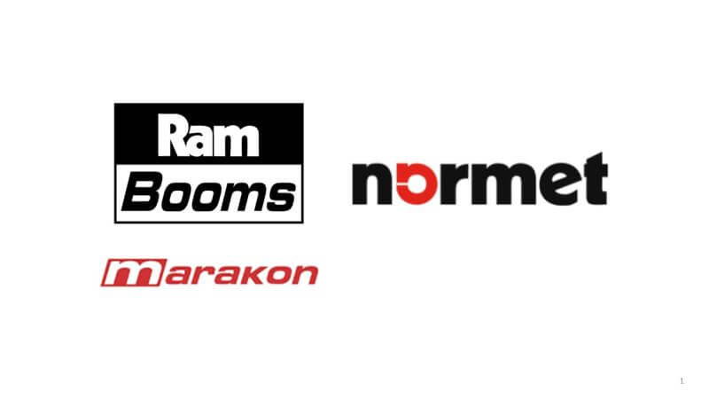 Normet, Rambooms and Marakon Logos