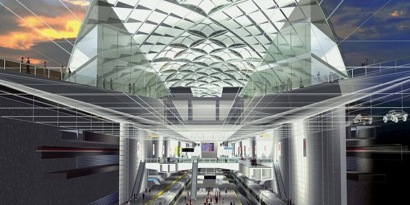 Florence Rail Station 3D Design