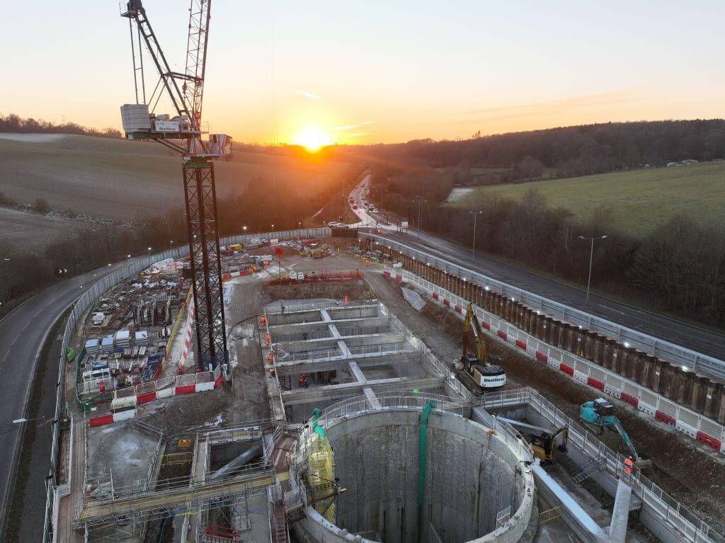HS2 TBMs Pass Amersham Shaft Tunneling World