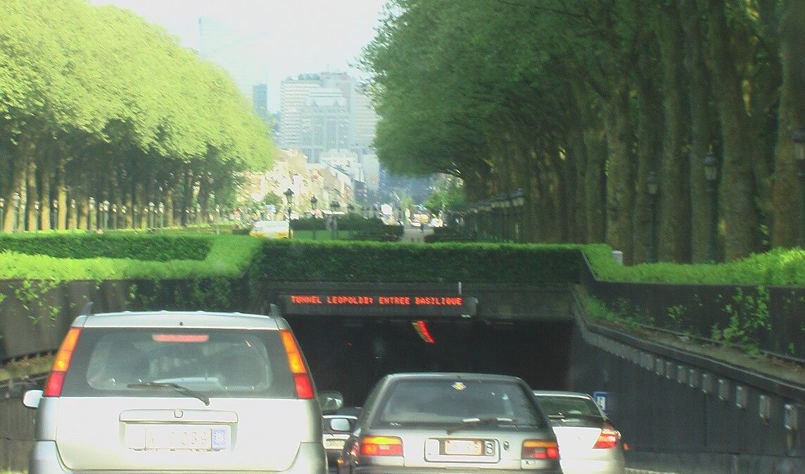 One of Brussels Capital Tunnels