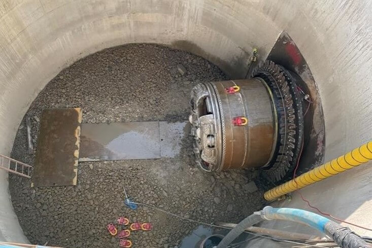 A65 Second Sewer Tunnel Breakthrough