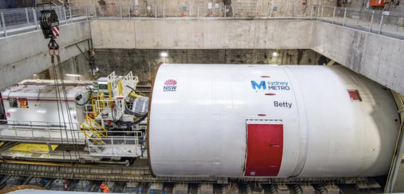 TBM Betty - Sydney Metro West Project