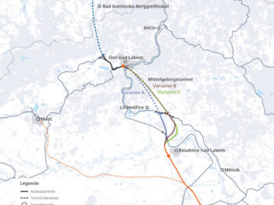 Germany’s Longest Rail Tunnel Between Heidenau and the Czech transport hub