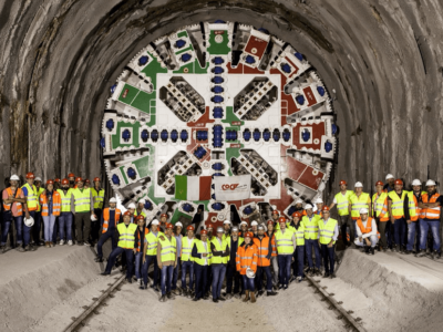 Serravalle Tunnel Breakthrough