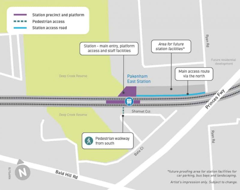 New Pakenham East Station site revealed - Tunneling World