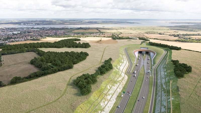 Lower Thames Crossing Tunnel Entrance