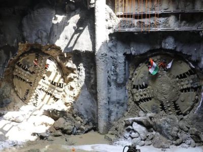 Pair of Crossover TBMs complete Triple Tunnel Drives in Mumbai