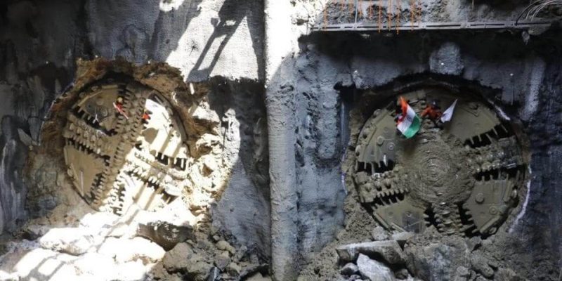 Pair of Crossover TBMs complete Triple Tunnel Drives in Mumbai
