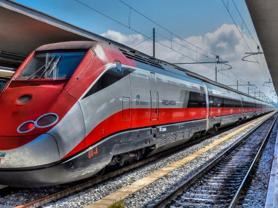 Italy Intercity Train in Milan