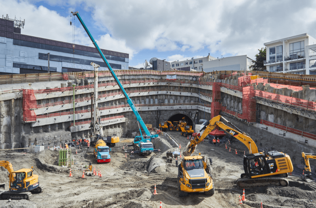 City Rail Link Construction Sites