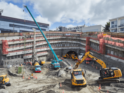 City Rail Link Construction Sites