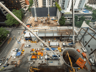 Cross River Rail Construction Site