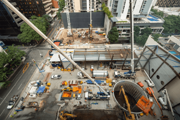 Cross River Rail Construction Site