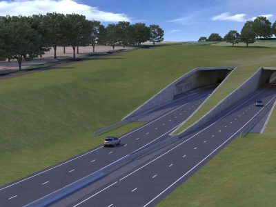 Stonehenge Tunnel 3D Model