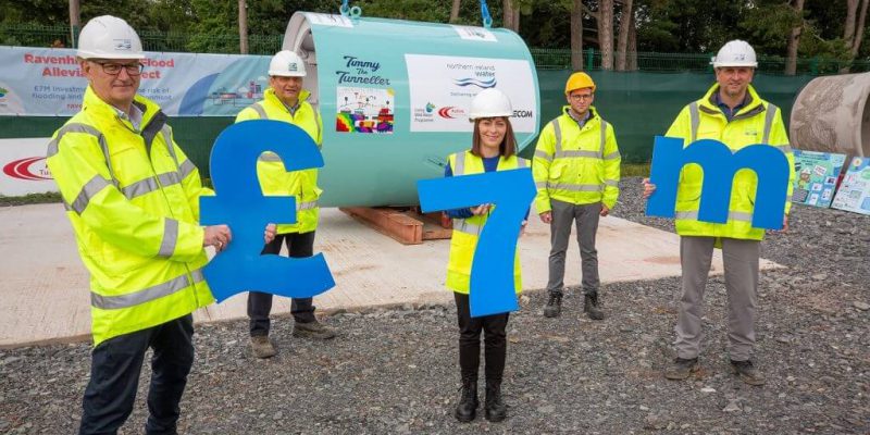 Timmy the Tunneller Reached in Belfast for Flood Alleviation Project