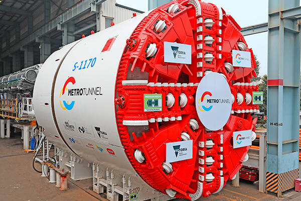 TBM Joan in Melbourne Metro Tunnel