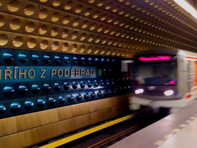 Prague's Jirího z Podebrad Station